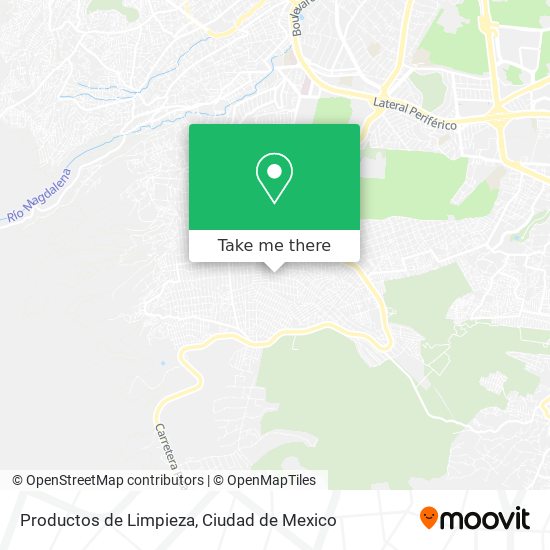 Productos de Limpieza map