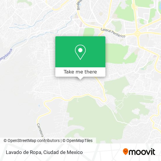 Lavado de Ropa map