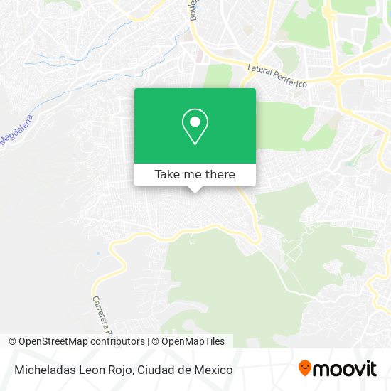 Micheladas Leon Rojo map