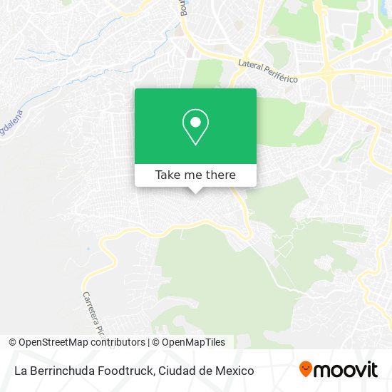 Mapa de La Berrinchuda Foodtruck