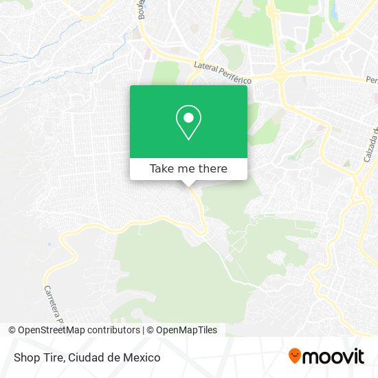 Shop Tire map