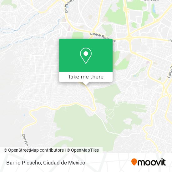 Mapa de Barrio Picacho