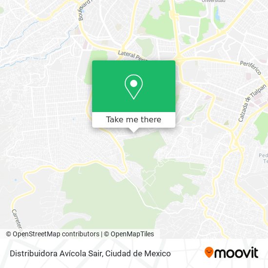 Distribuidora Avícola Sair map