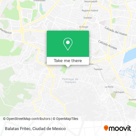 Balatas Fritec map