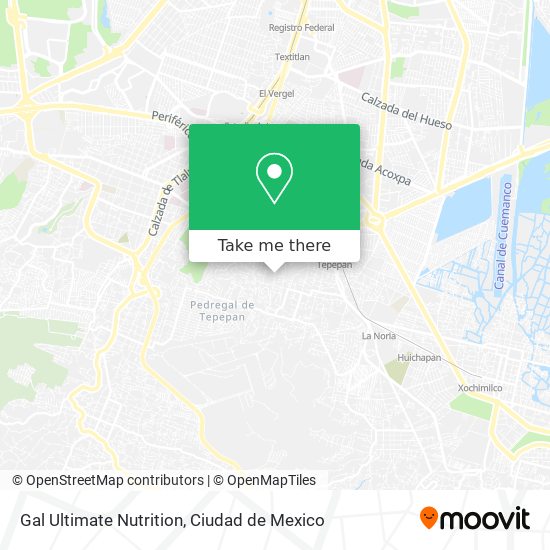 Gal Ultimate Nutrition map