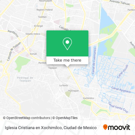 Iglesia Cristiana en Xochimilco map