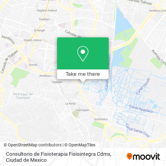Consultorio de Fisioterapia Fisiointegra Cdmx map