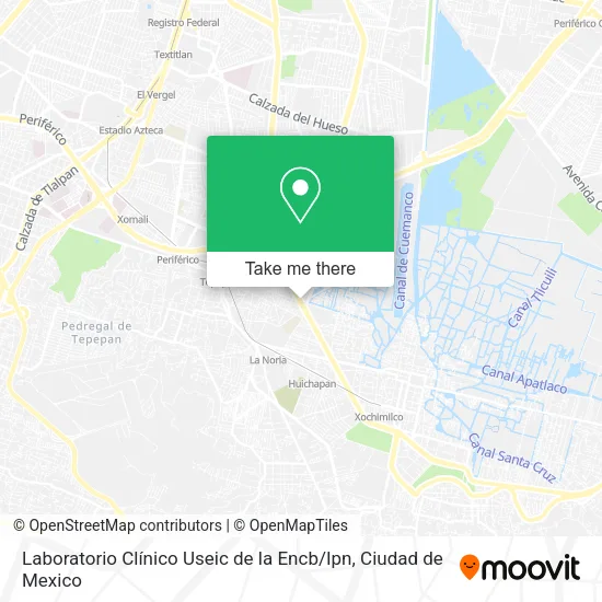 Laboratorio Clínico Useic de la Encb / Ipn map