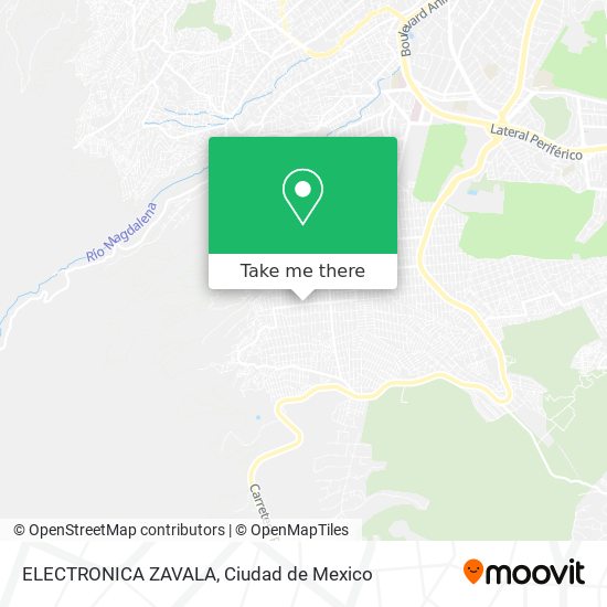 Mapa de ELECTRONICA ZAVALA