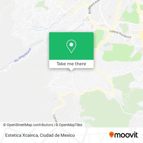 Estetica Xcainca map