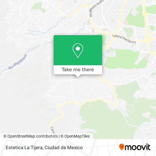 Estetica La Tijera map