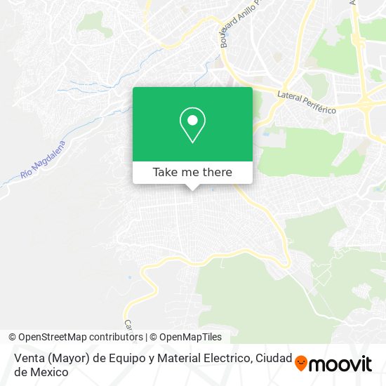 Venta (Mayor) de Equipo y Material Electrico map