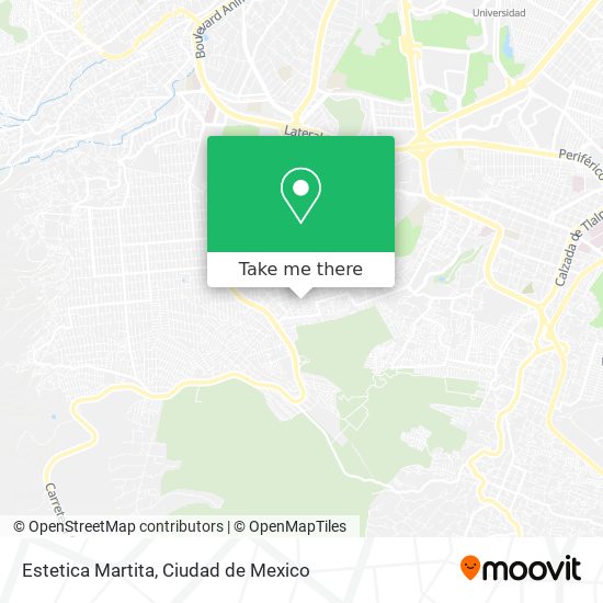 Estetica Martita map