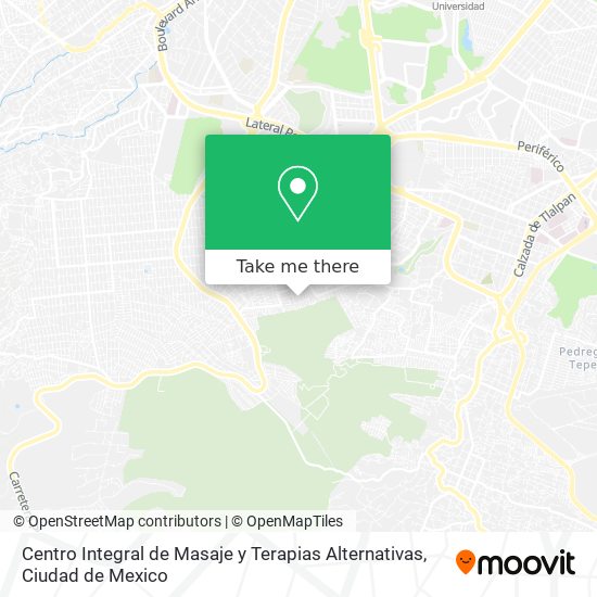 Centro Integral de Masaje y Terapias Alternativas map