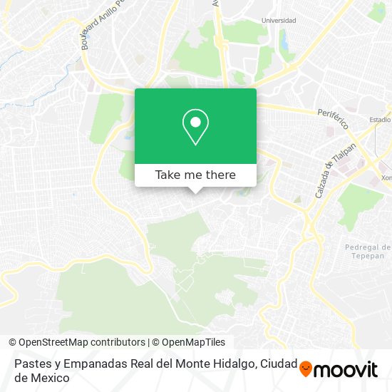 Pastes y Empanadas Real del Monte Hidalgo map