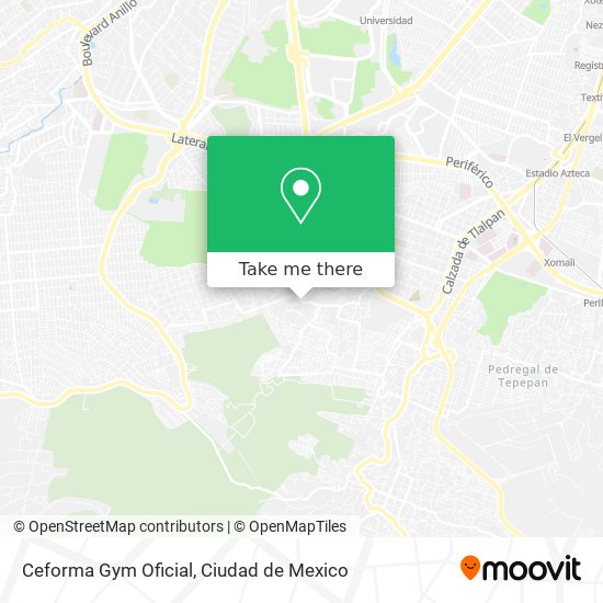 Ceforma Gym Oficial map