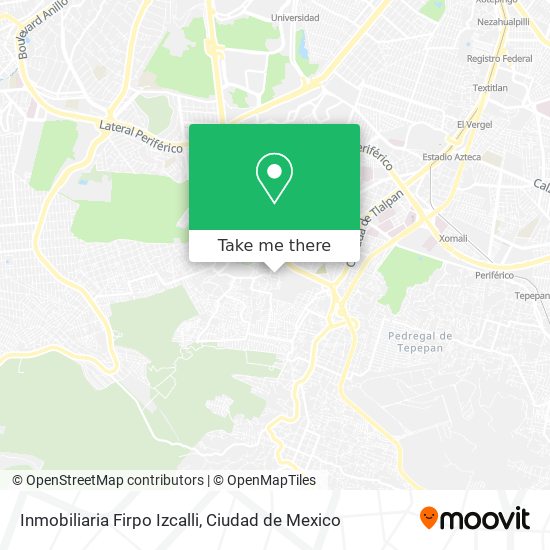 Inmobiliaria Firpo Izcalli map