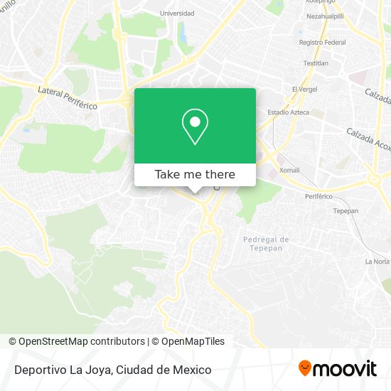 Deportivo La Joya map