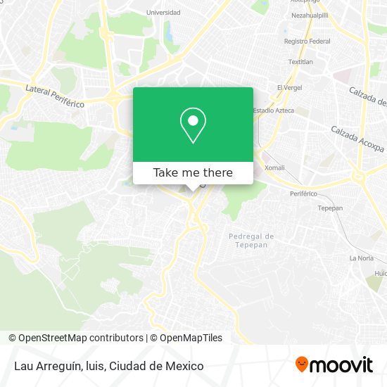 Mapa de Lau Arreguín, luis