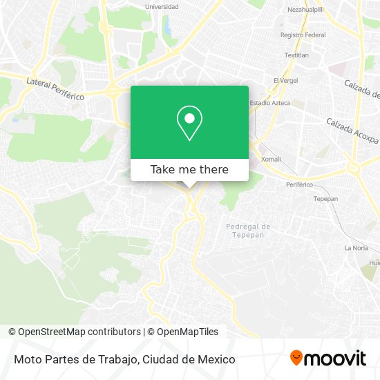 Moto Partes de Trabajo map