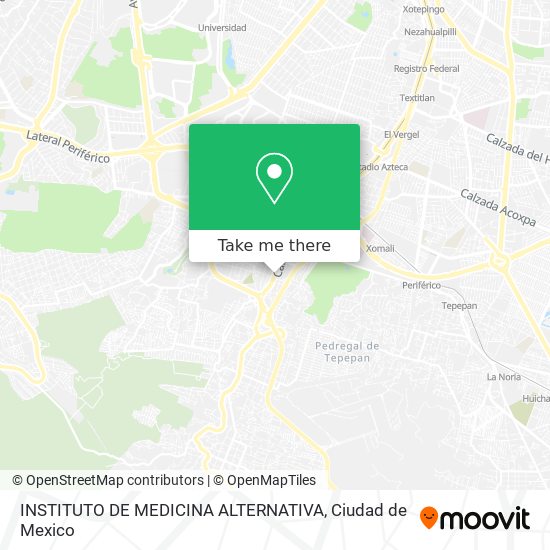 INSTITUTO DE MEDICINA ALTERNATIVA map