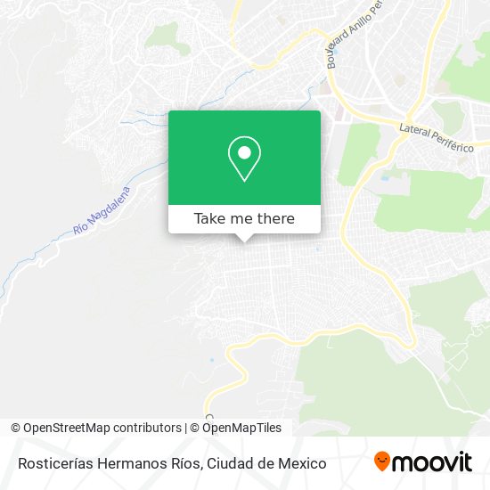 Rosticerías Hermanos Ríos map