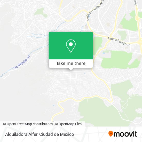 Alquiladora Alfer map