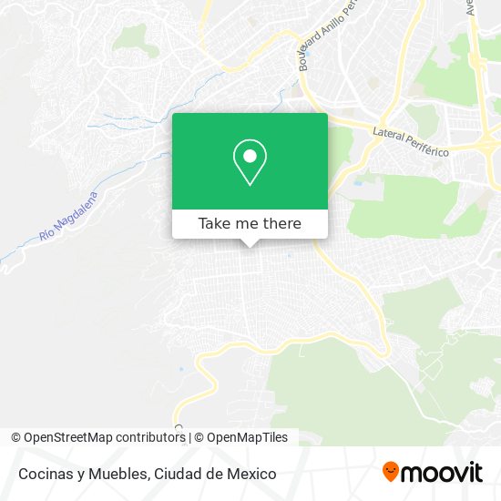 Cocinas y Muebles map