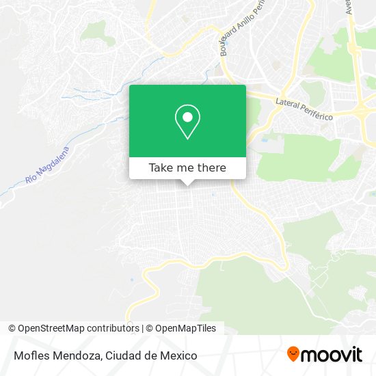 Mofles Mendoza map