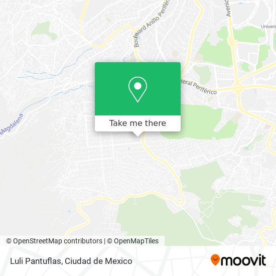 Luli Pantuflas map