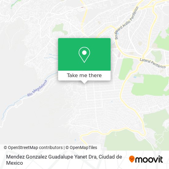 Mendez Gonzalez Guadalupe Yanet Dra map