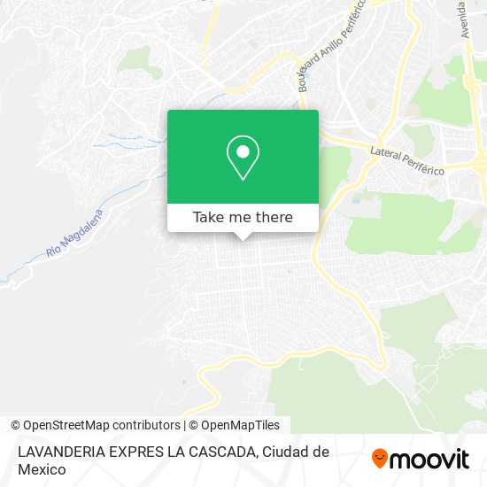 Mapa de LAVANDERIA EXPRES LA CASCADA