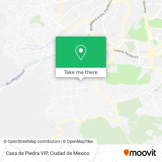 Casa de Piedra VIP map