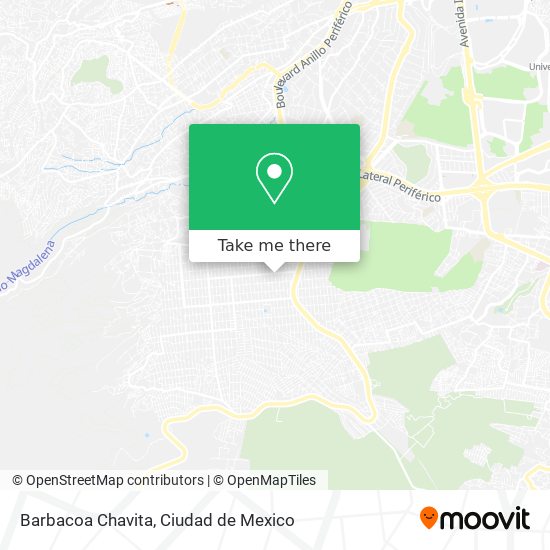 Barbacoa Chavita map