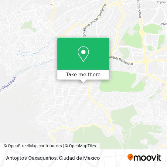 Antojitos Oaxaqueños map