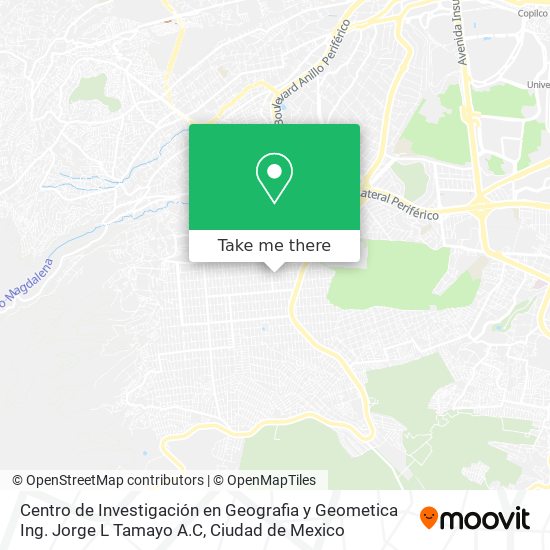 Centro de Investigación en Geografia y Geometica Ing. Jorge L Tamayo A.C map