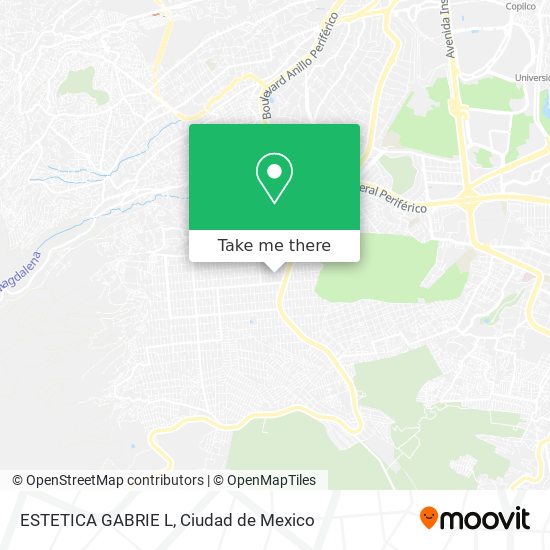 ESTETICA GABRIE L map