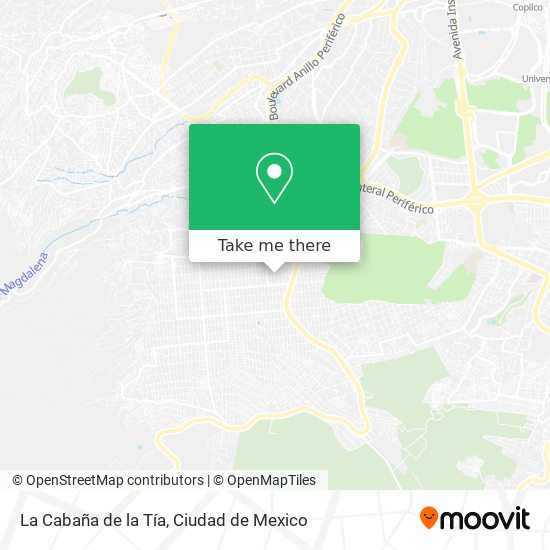 La Cabaña de la Tía map