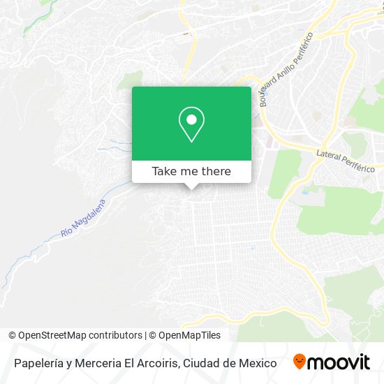 Papelería y Merceria El Arcoiris map