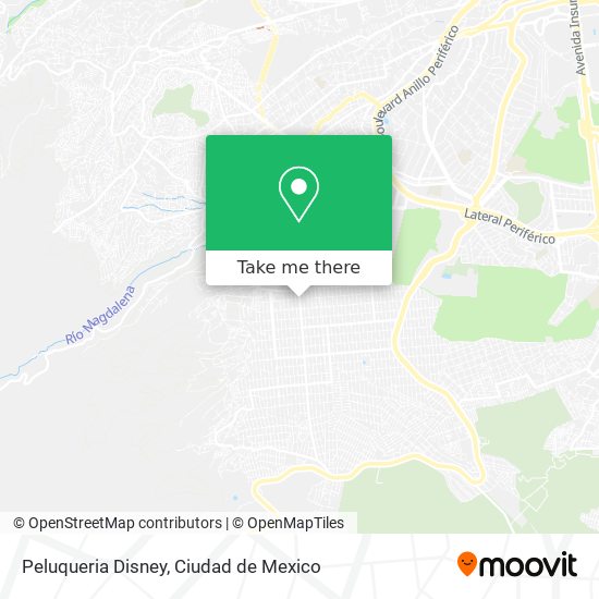Mapa de Peluqueria Disney