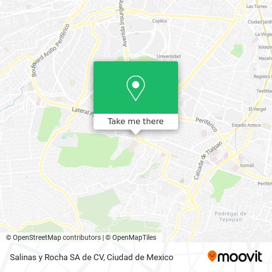 Salinas y Rocha SA de CV map
