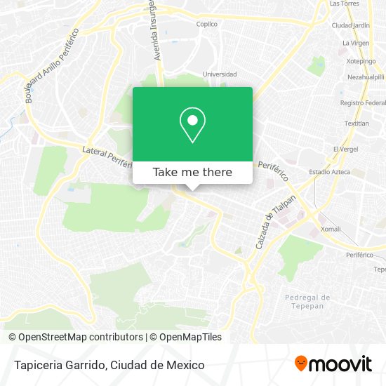 Tapiceria Garrido map