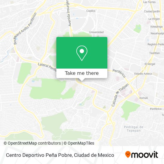Centro Deportivo Peña Pobre map