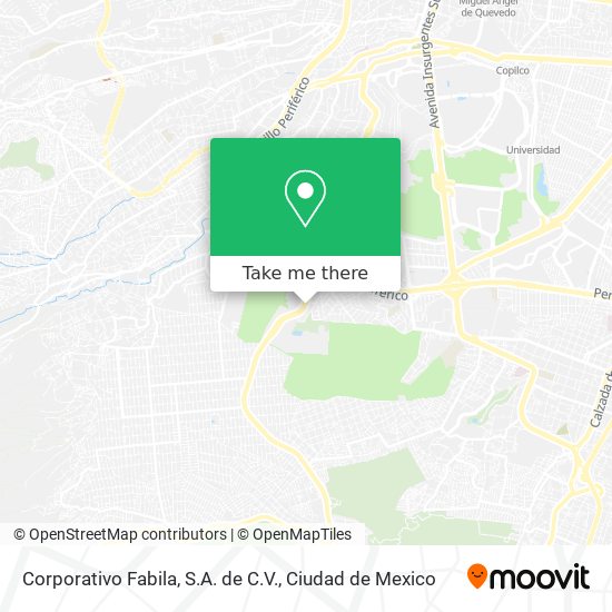 Corporativo Fabila, S.A. de C.V. map