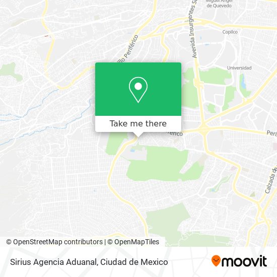 Sirius Agencia Aduanal map