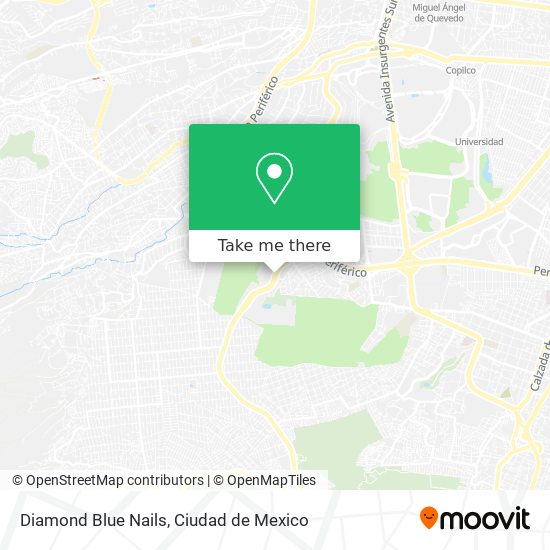 Mapa de Diamond Blue Nails