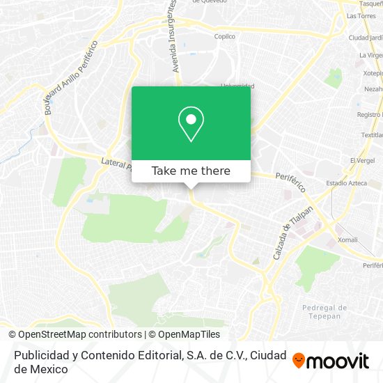 Publicidad y Contenido Editorial, S.A. de C.V. map