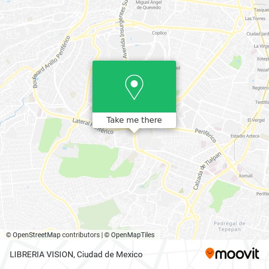 Mapa de LIBRERIA VISION