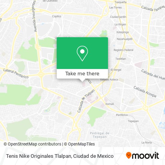 Tenis Nike Originales Tlalpan map