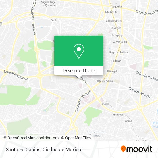 Mapa de Santa Fe Cabins